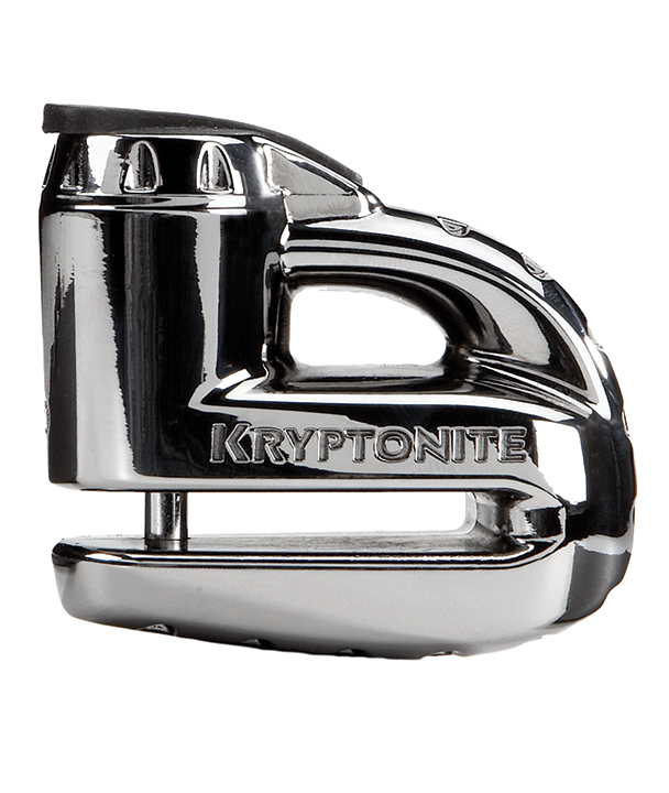 Traba de disco Kryptonite Keeper 5-S2 c/cable recordatorio - Cromado oscuro