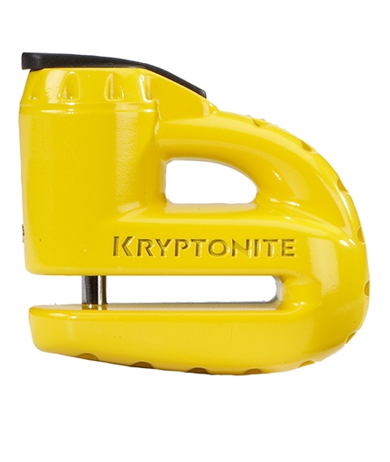 [A0015] Traba de disco Kryptonite Keeper 5-S2 c/cable recordatorio - Amarillo